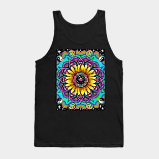 Space flower Tank Top